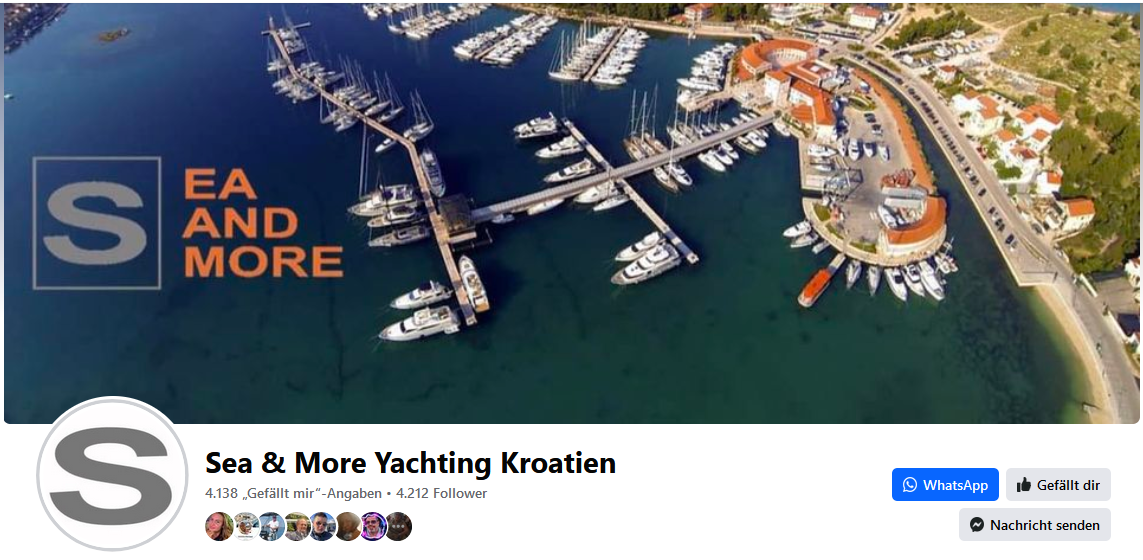 Sea and More Yachting bei Facebook